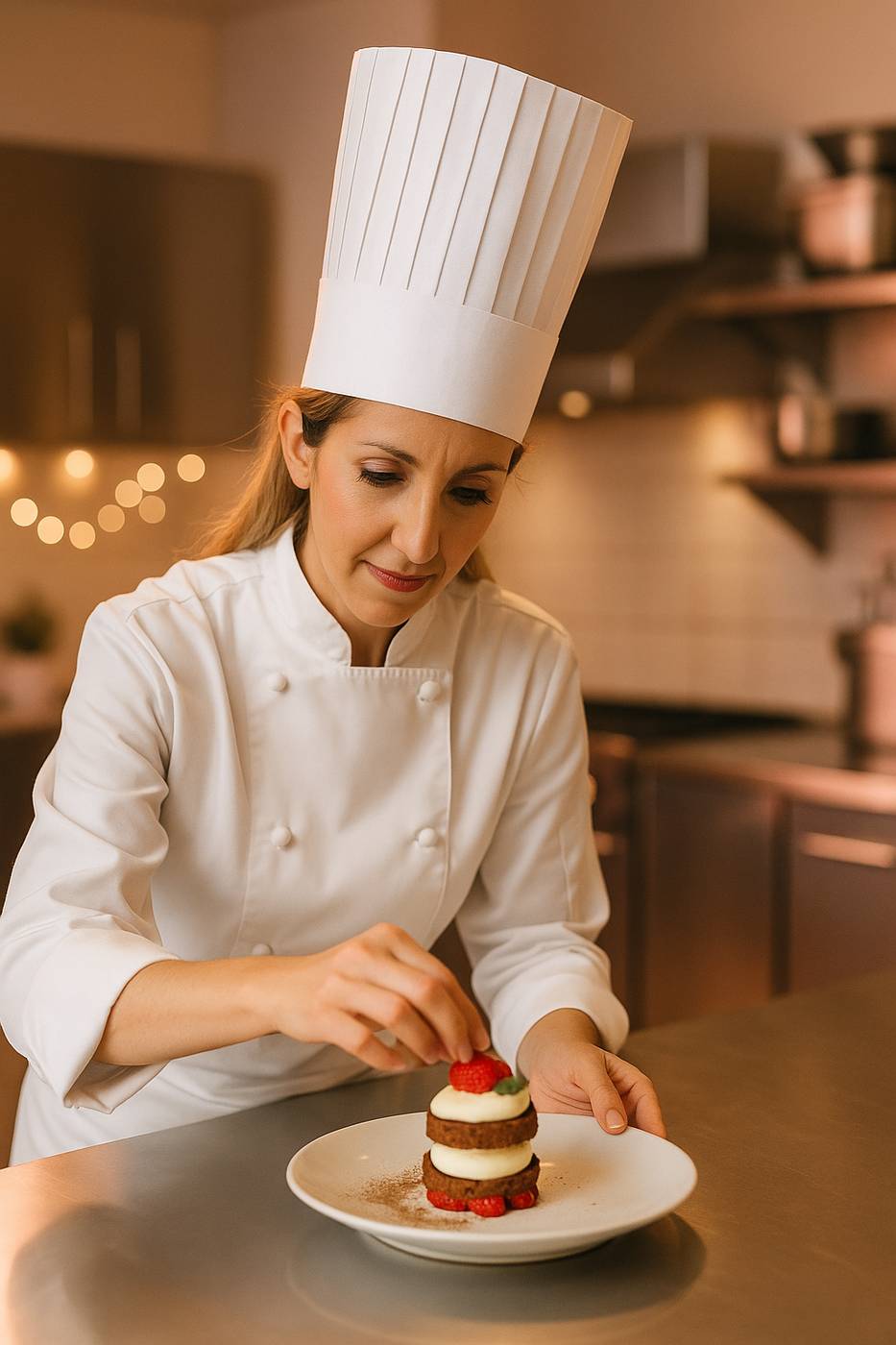 Paola Chef Art al lavoro in laboratorio