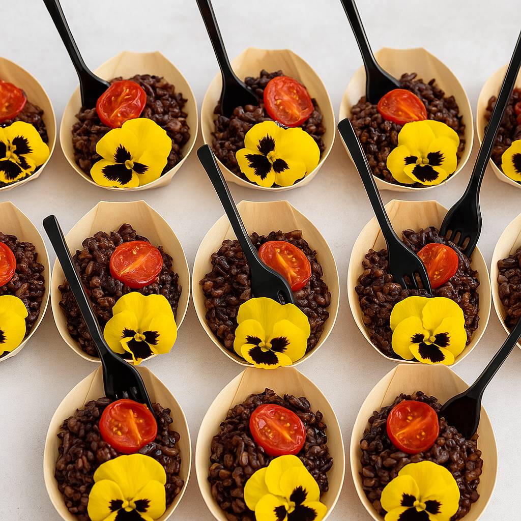 Tartellette di riso venere