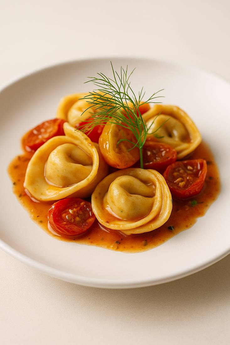 Tortellini con pomodorini